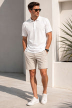 Polo Yaka Kol Ribanalı Erkek T-shirt