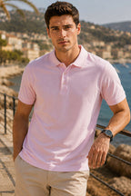 Polo Yaka Kol Ribanalı Erkek T-shirt