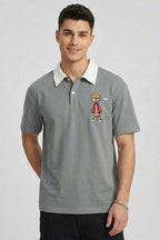 Polo Yaka Nakışlı Erkek T-shirt