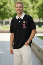 Polo Yaka Nakışlı Erkek T-shirt