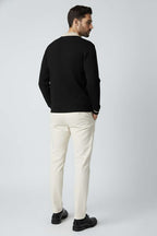 Polo Yaka Uzun Kollu Erkek Triko Sweatshirt