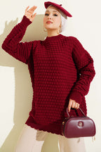 Popit Embossed Knitted Tunic