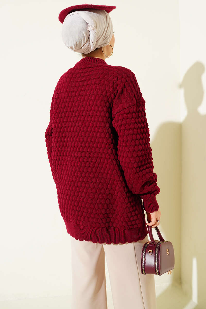 Popit Embossed Knitted Tunic