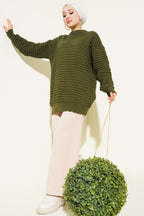 Popit Embossed Knitted Tunic