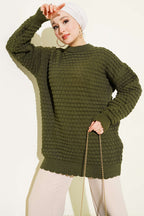 Popit Embossed Knitted Tunic