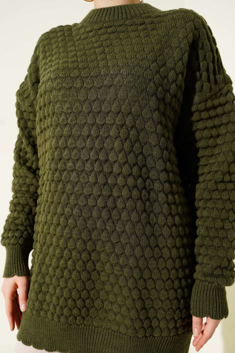 Popit Embossed Knitted Tunic
