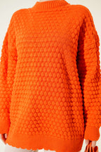 Popit Embossed Knitted Tunic