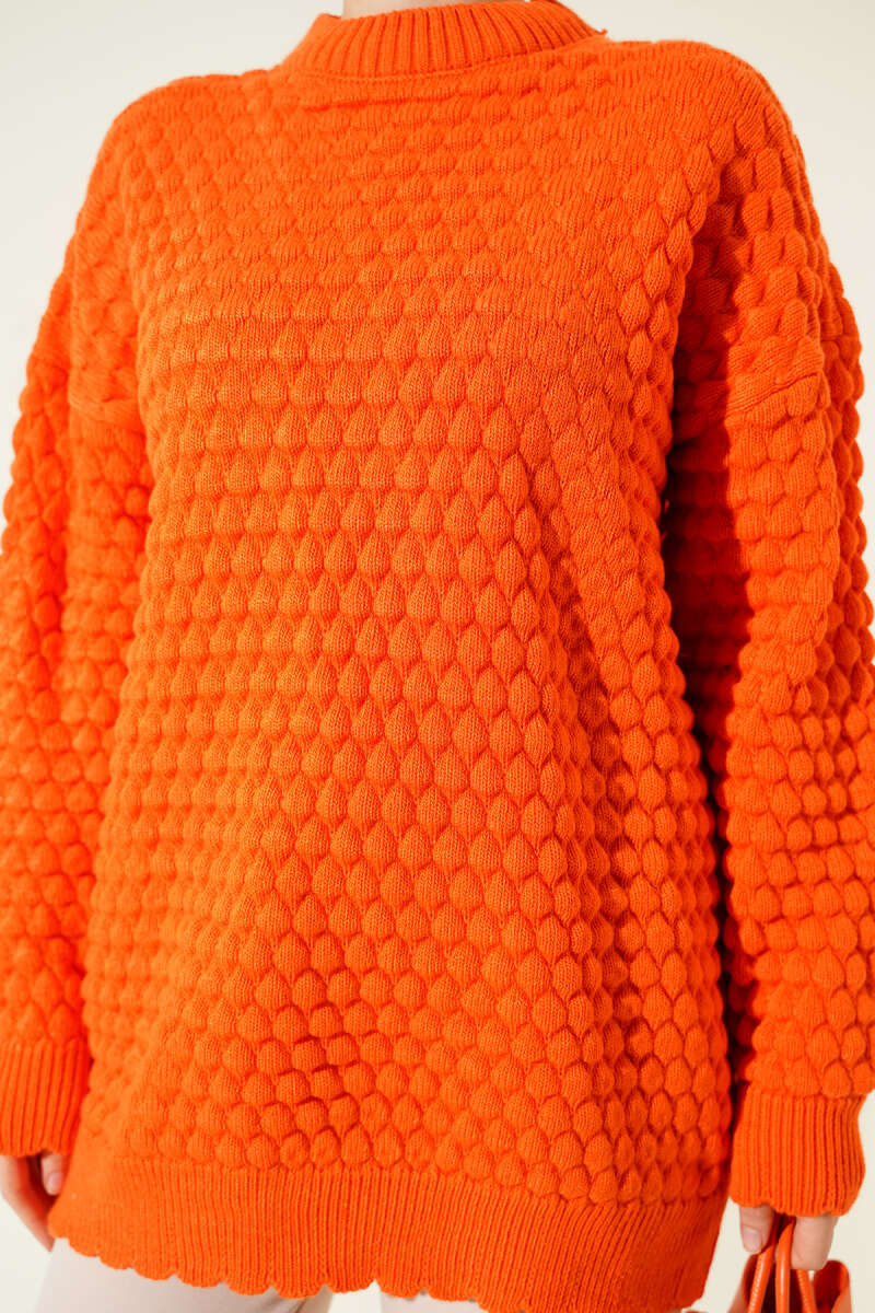 Popit Embossed Knitted Tunic
