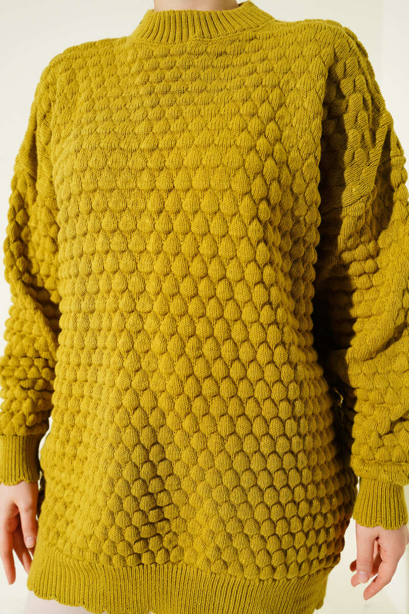 Popit Embossed Knitted Tunic