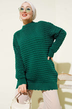 Popit Embossed Knitted Tunic