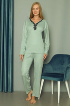 Puantiyeli Kadın Pijama Takımı
