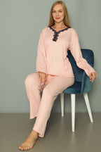 Puantiyeli Kadın Pijama Takımı