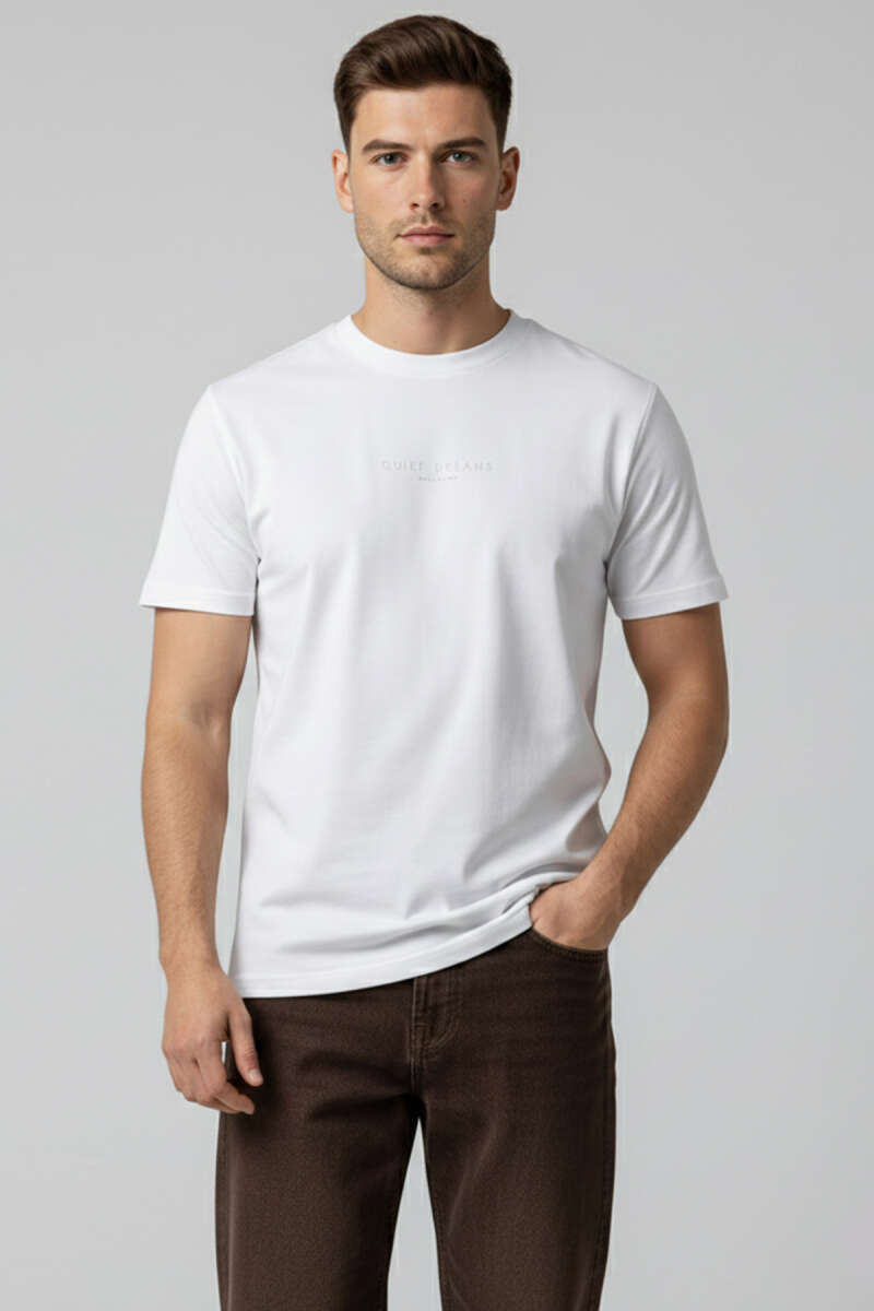 Quıet Dreams Baskılı T-shirt
