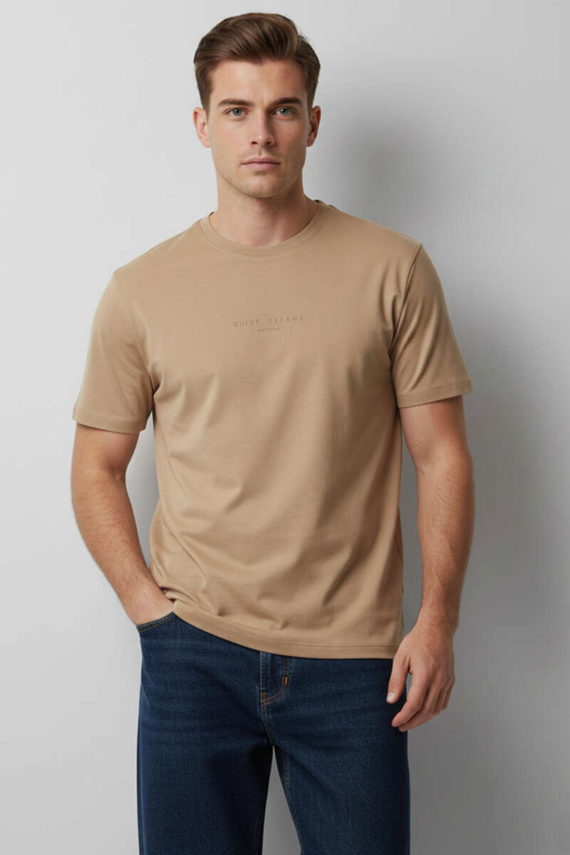 Quıet Dreams Baskılı T-shirt