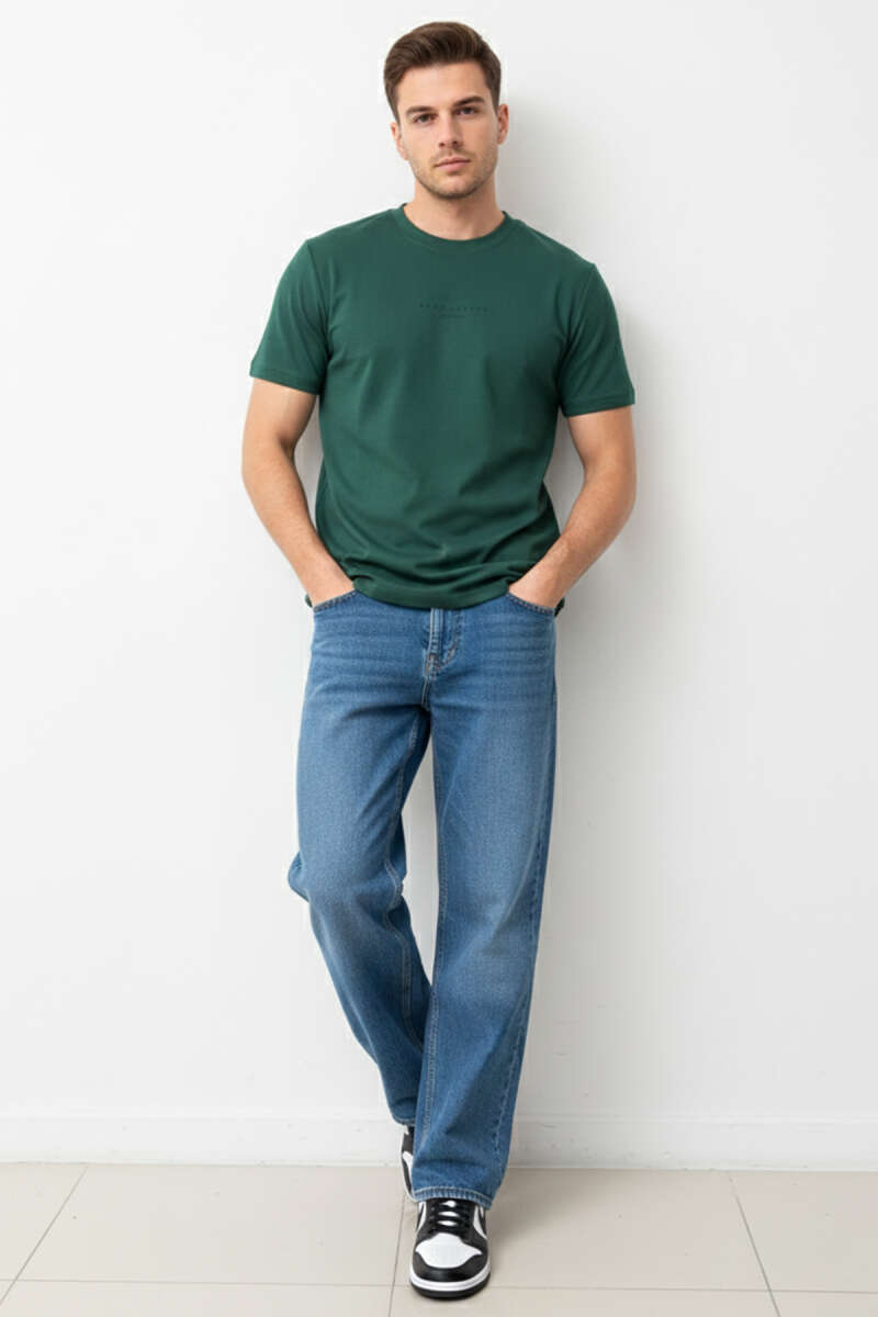 Quıet Dreams Baskılı T-shirt Nefti