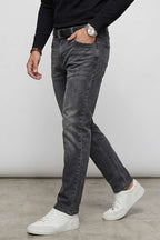 Regular Fit Likralı Erkek Kot Pantolon