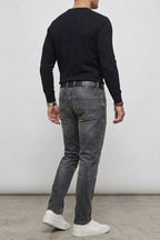 Regular Fit Likralı Erkek Kot Pantolon