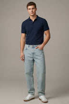 Relax Fit Cepli Erkek Kot Pantolon