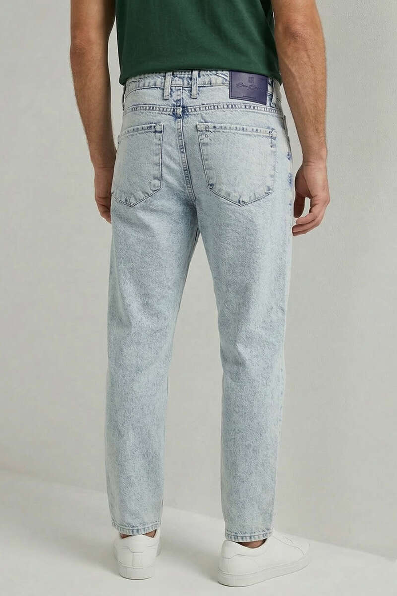 Relax Fit Cepli Erkek Kot Pantolon