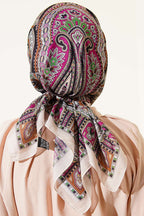 Retro Desen Elegance Eşarp
