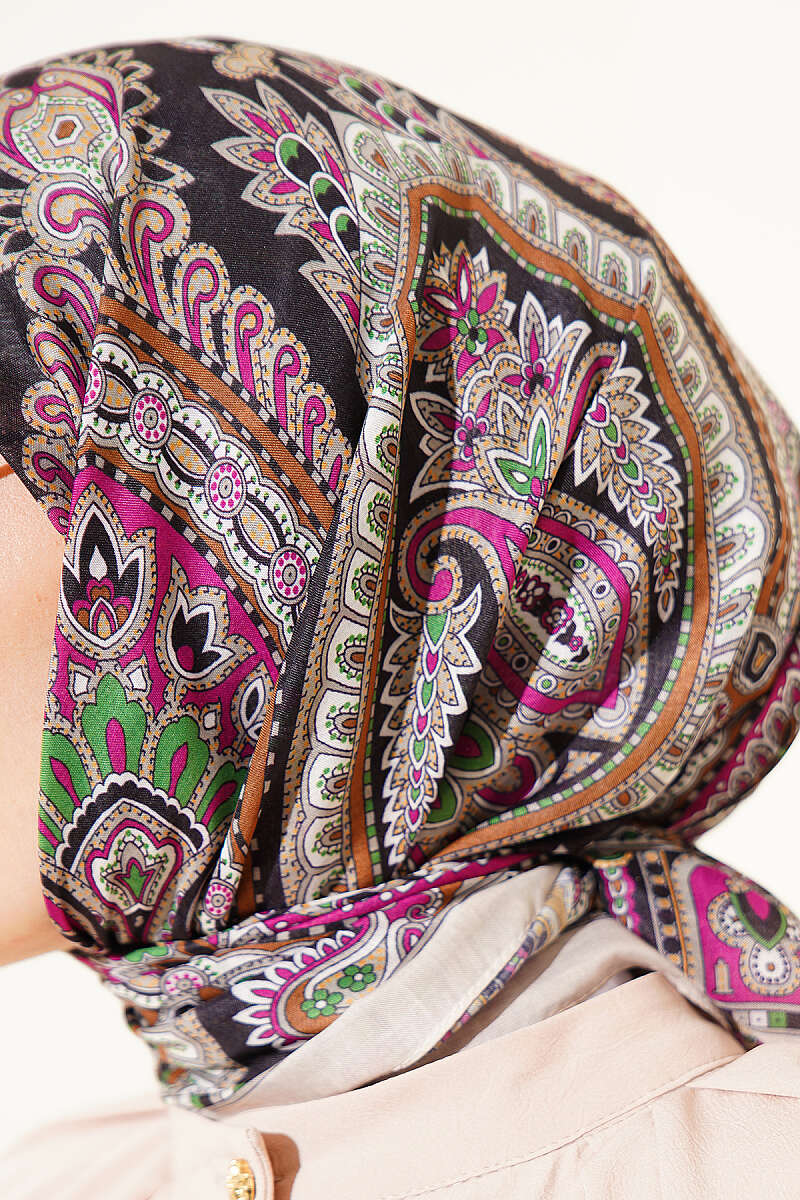 Retro Desen Elegance Eşarp