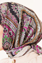 Retro Desen Elegance Eşarp