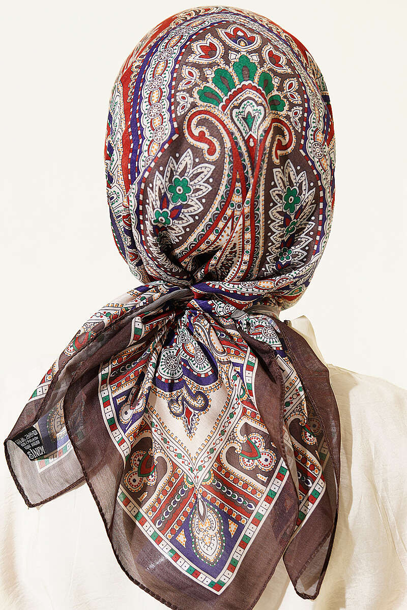 Retro Desen Elegance Eşarp