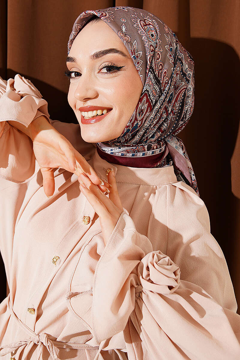 Retro Desen Elegance Eşarp