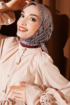 Retro Desen Elegance Eşarp
