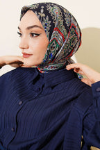 Retro Desen Elegance Eşarp