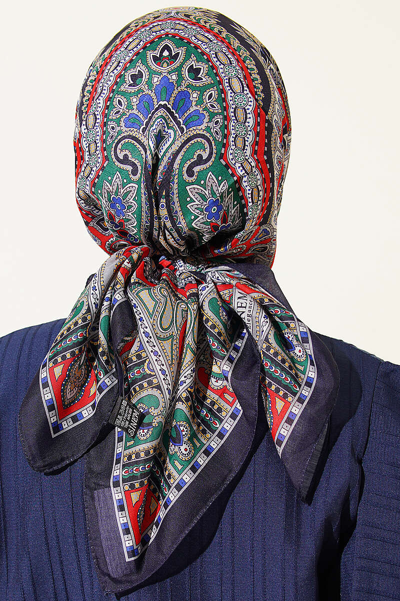 Retro Desen Elegance Eşarp