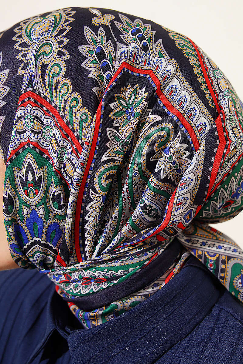 Retro Desen Elegance Eşarp