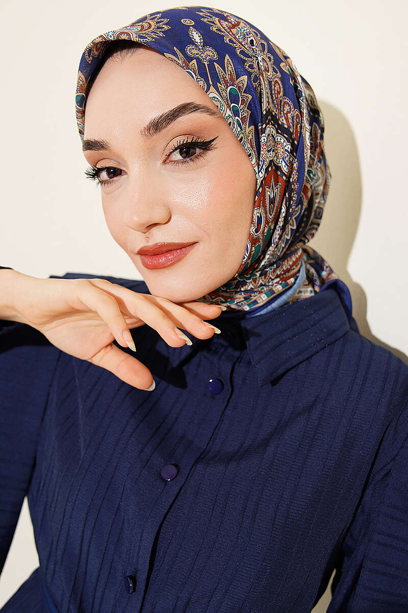 Retro Desen Elegance Eşarp