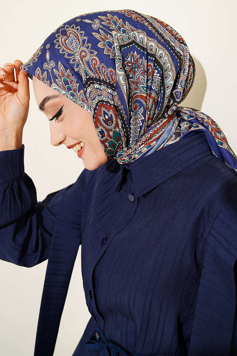 Retro Desen Elegance Eşarp