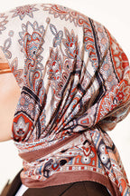 Retro Desen Elegance Eşarp
