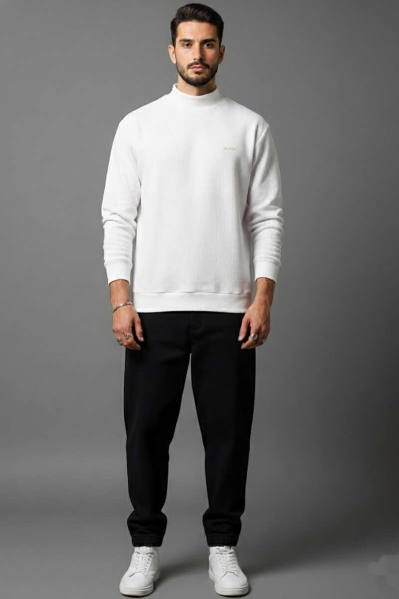 Ribanalı Selanik Erkek Sweatshirt