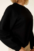 Şardonlu Basic Kısa Sweatshirt