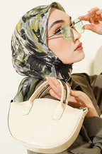 Sarmal Desen Elegance Eşarp Çağla Yeşili