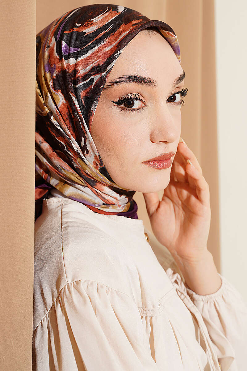 Sarmal Desen Elegance Eşarp