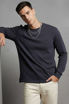 Scuba Bisiklet Yaka Erkek Sweatshirt