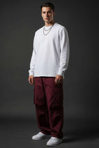 Scuba Bisiklet Yaka Erkek Sweatshirt