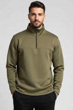 Scuba Fermuarlı Erkek Sweatshirt
