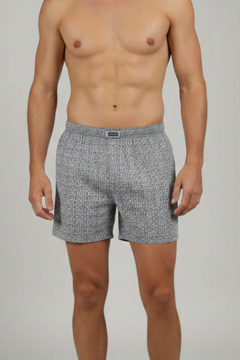 Seher Yıldızı Desenli Erkek Boxer