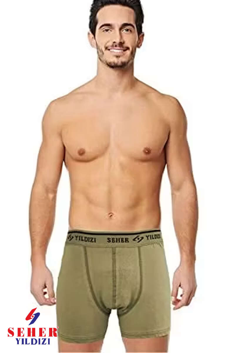 Seher Yıldızı Erkek Elastan Boxer