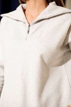 Selanik Yaka Fermuarlı Sweatshirt