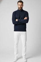 Selanik Yarım Fermuarlı Erkek Sweatshirt