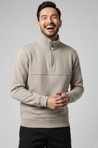 Selanik Yarım Fermuarlı Erkek Sweatshirt