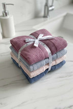 Striped 4-piece Hand Towel Asorti 1