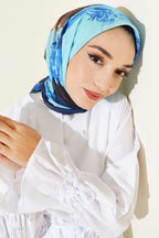 Şerit Geçişli Desen Detaylı Eşarp