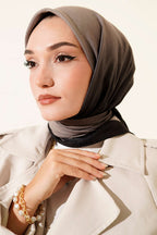 Şeritli Bambu Kraş Eşarp